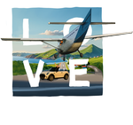 White St Barth Airport - with sky