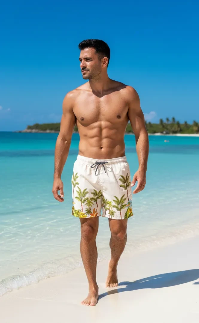 Tropical vibes & timeless style – Meet the Saline Swim Trunks - Love Concept Store St Barth